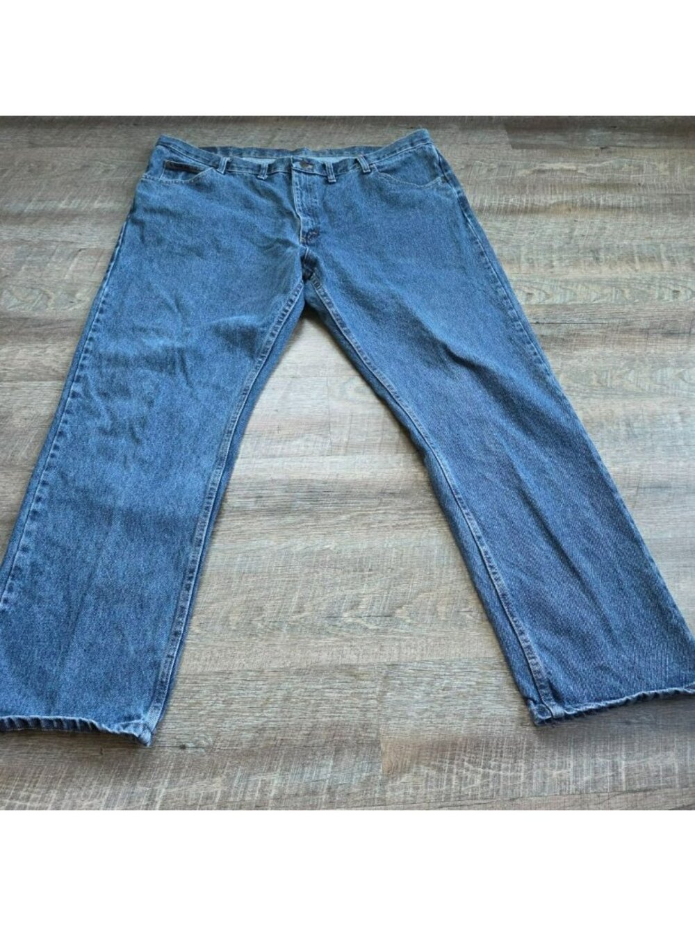 Wrangler Men's denim blue jeans size 44x32 RN130273 #3